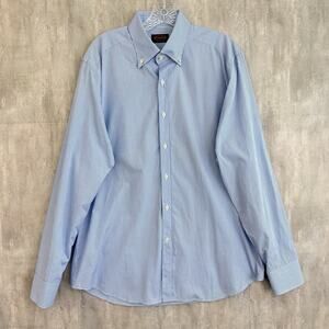 Tod's Made In Italy Shirt Men’s 42/16.5 Plaid Button Up Long Sleeve Designer